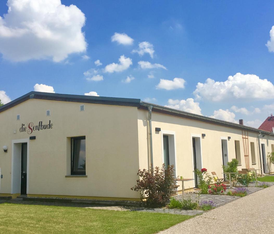 Die Senfbude - Klein Aber Fein - Wunderschoenes Studio-Apartment Mit Terrasse Und Stellplatz Leipzig Ngoại thất bức ảnh